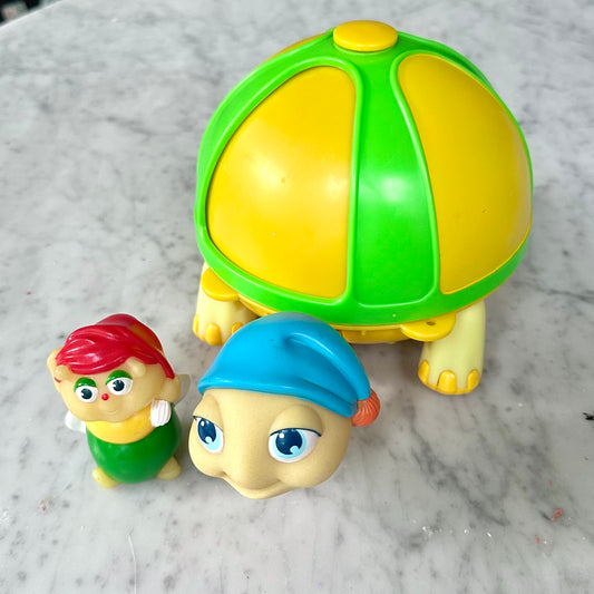 1985 Hasbro Glo Turtle & Glo Bug