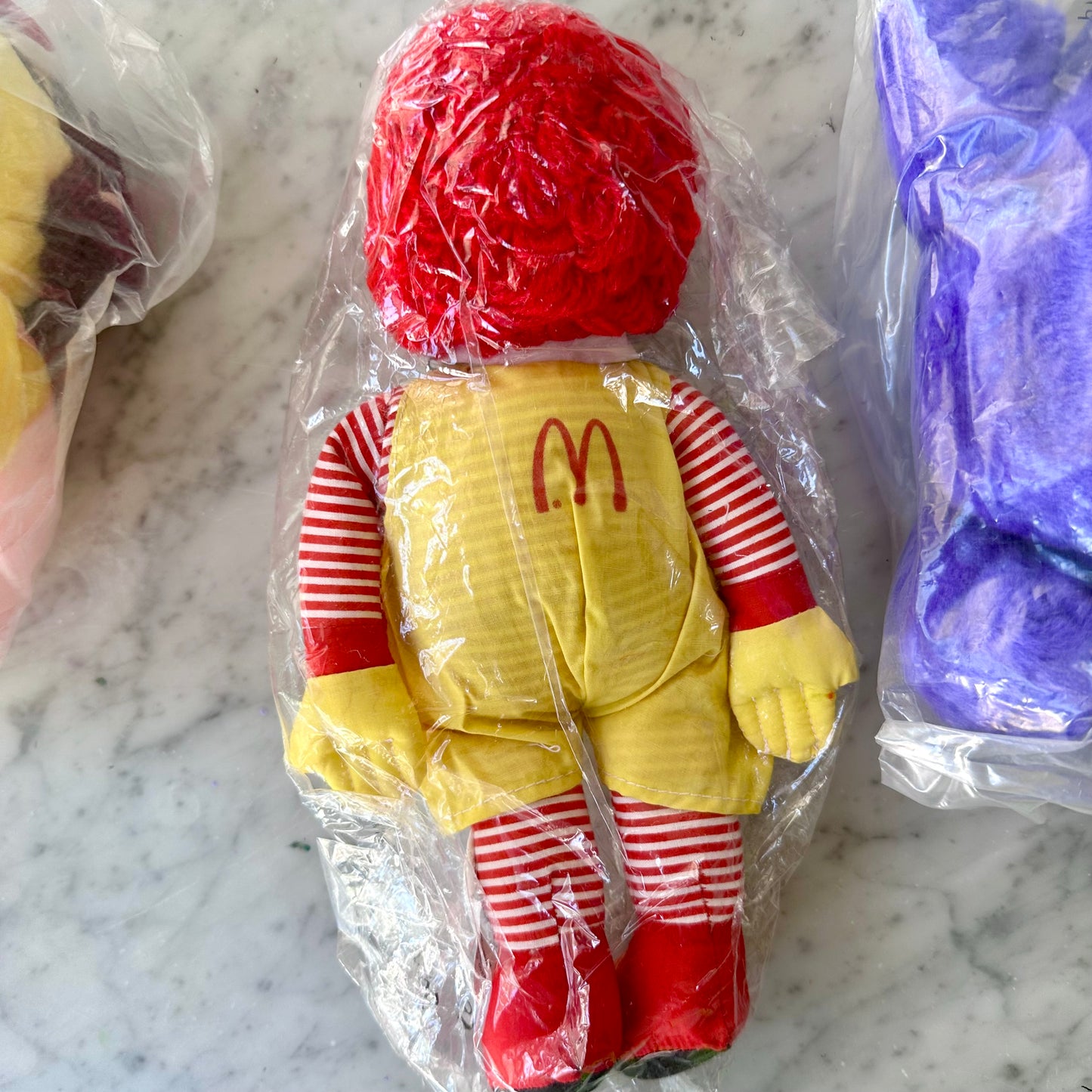 1984 Birdie, Ronald, & Grimace Plush Set