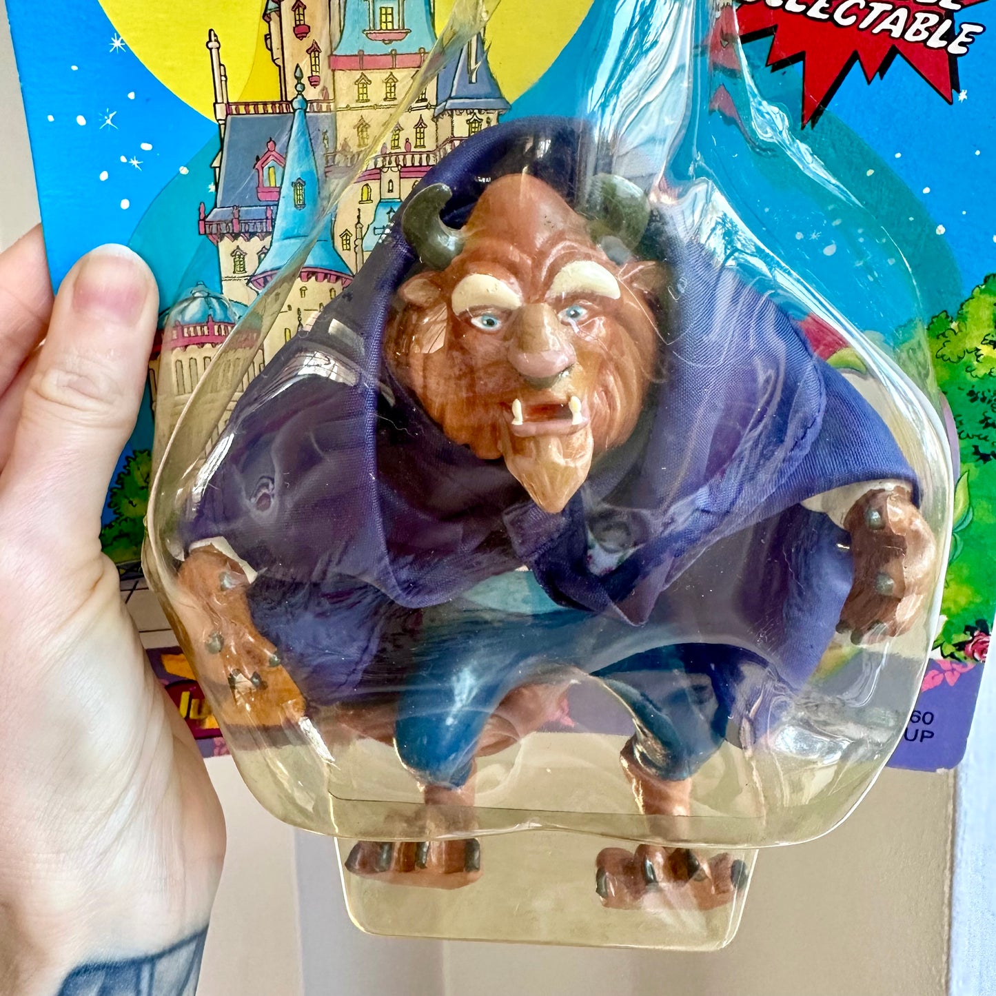 1992 Justoys Bendems Disney's Beauty And The Beast "Beast" Figure