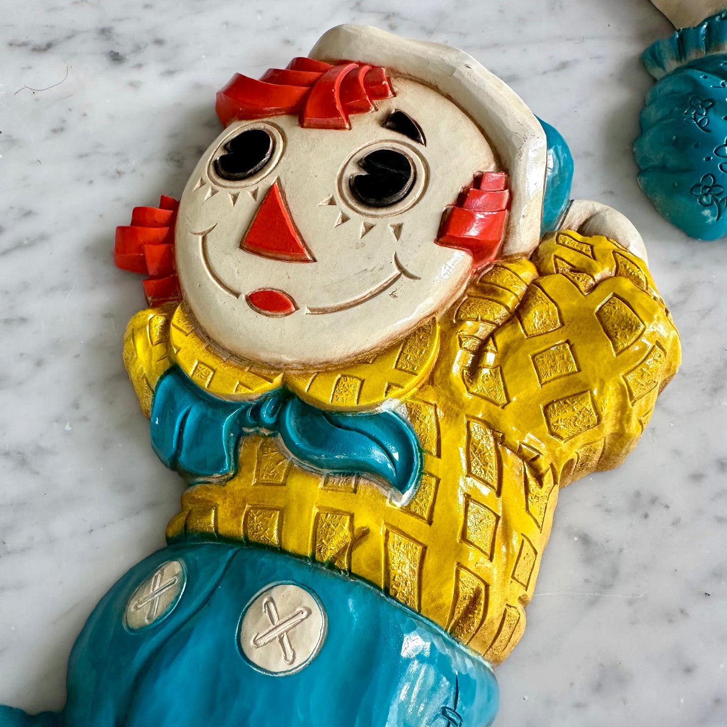 1977 Raggedy Ann and Andy Wall Decor