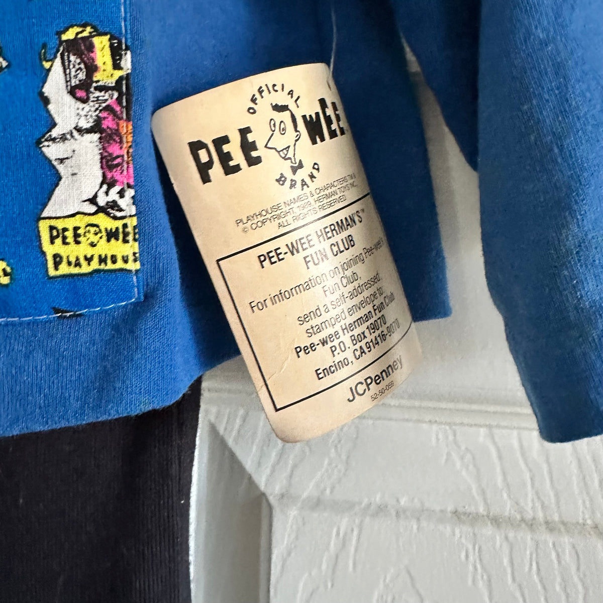 1989 Official Pee Wee’s Playhouse Comic Strip Dress