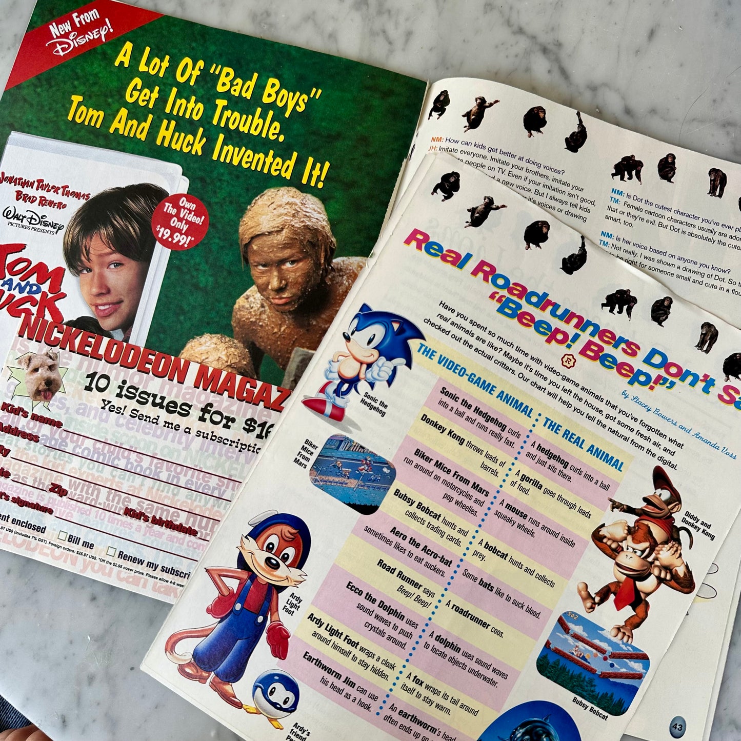 May 1996 Nickelodeon Magazine