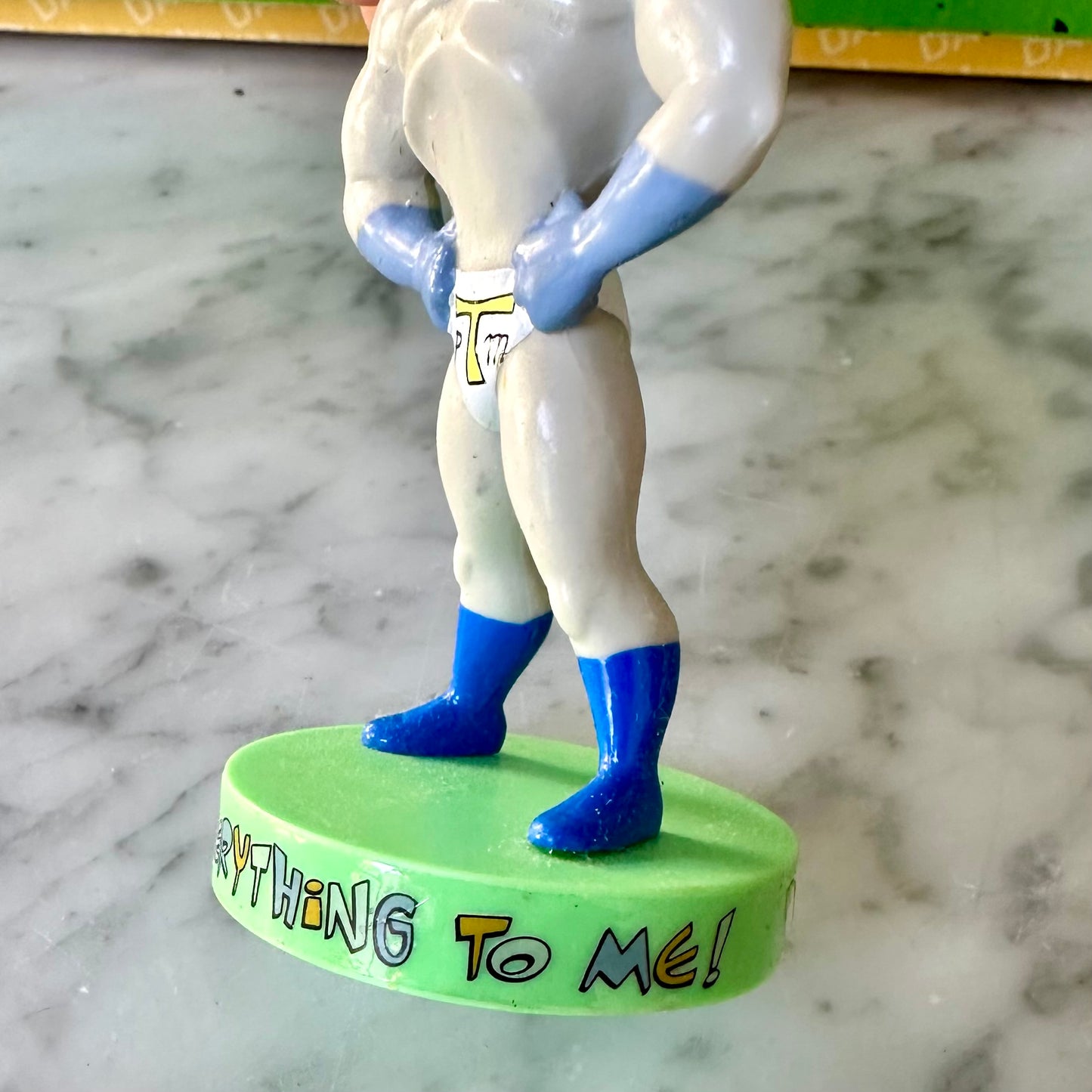 1994 Ren & Stimpy Powdered Toastman Figure