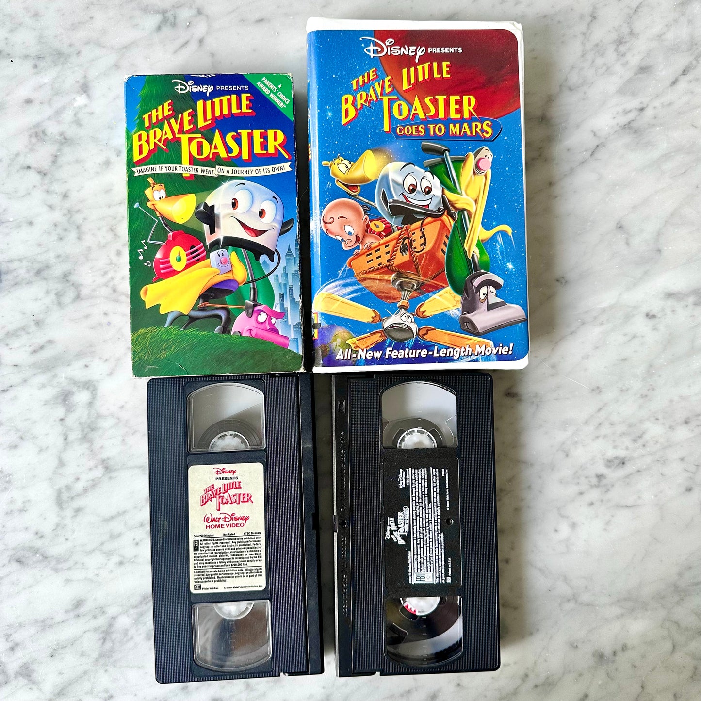 Vintage The Brave Little Toaster VHS Set