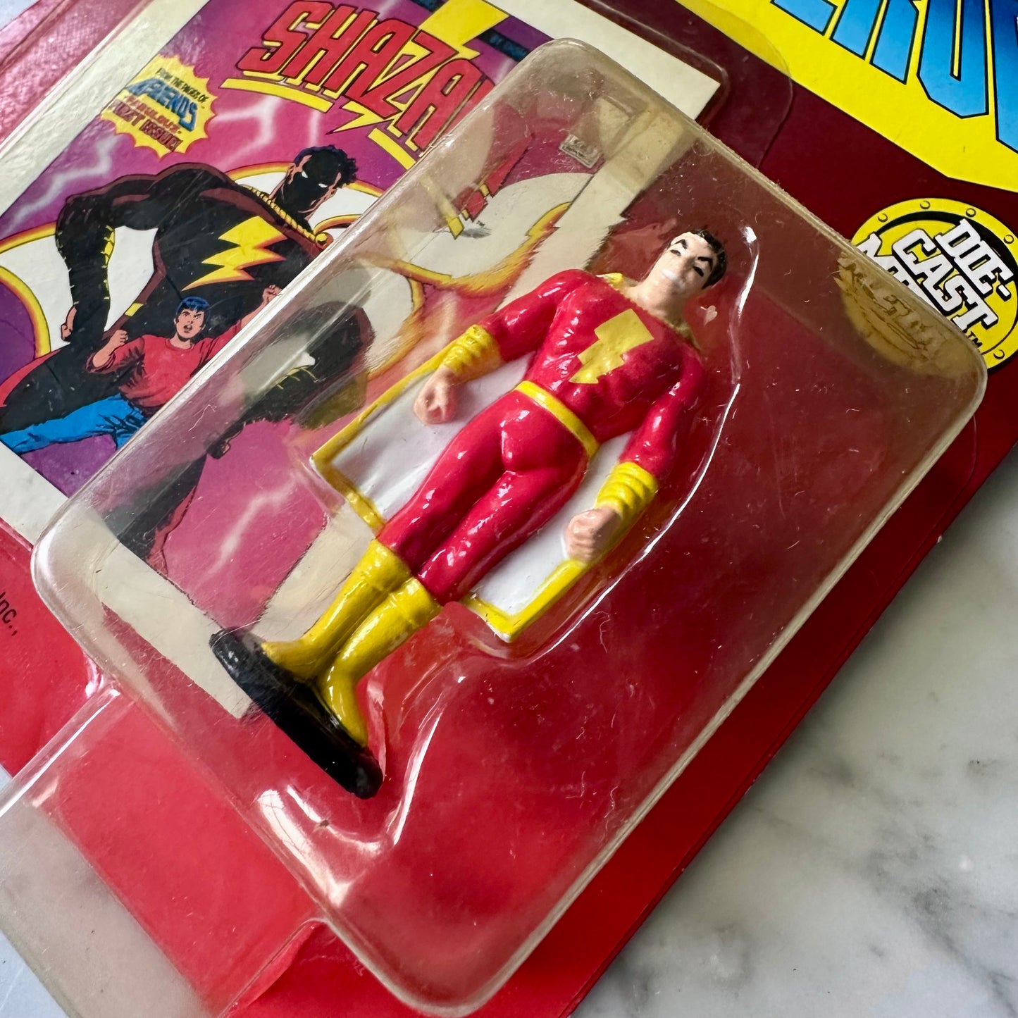1990 ERTL Die Cast Shazam Figure New/Sealed