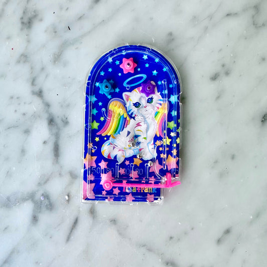 Vintage Lisa Frank Angel Kitten Mini Pinball Game