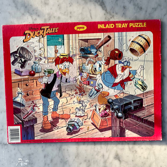 1986 Disney’s Duck Tales Inlaid Tray Puzzle