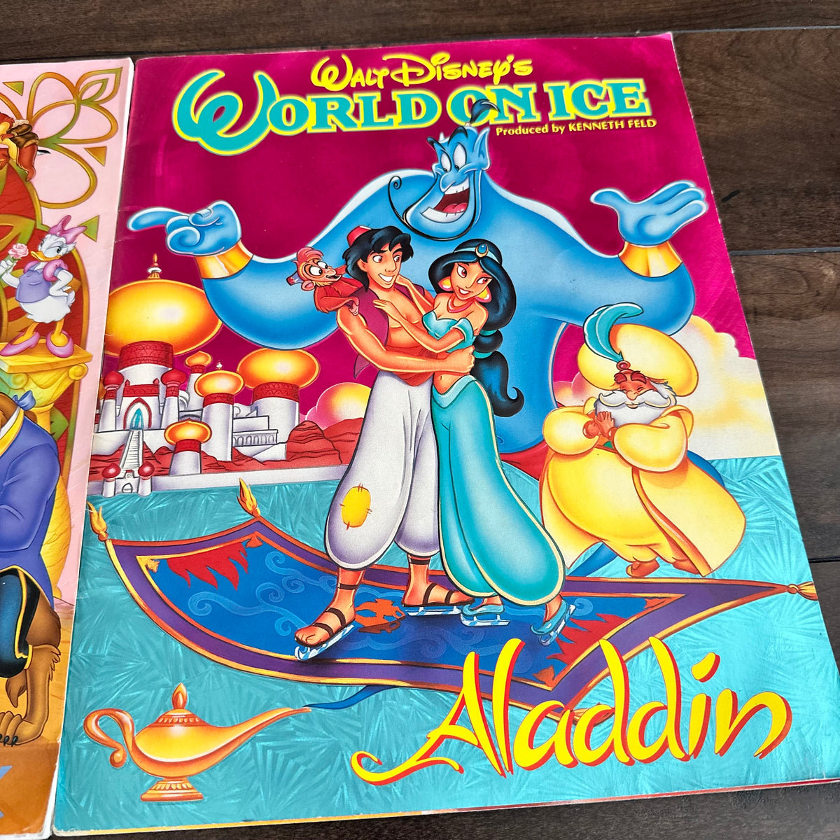 90’s Aladdin Disney on Ice Books