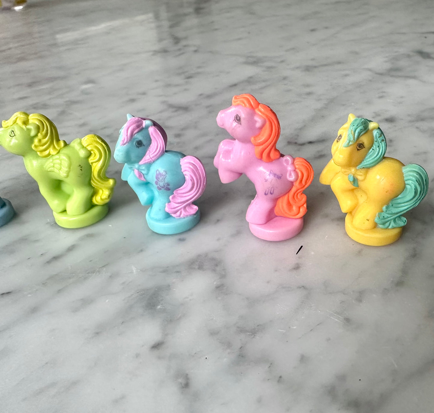 80’s G1 My Little Pony-Petite Ponies “Pretty Pony Parade” set of 5