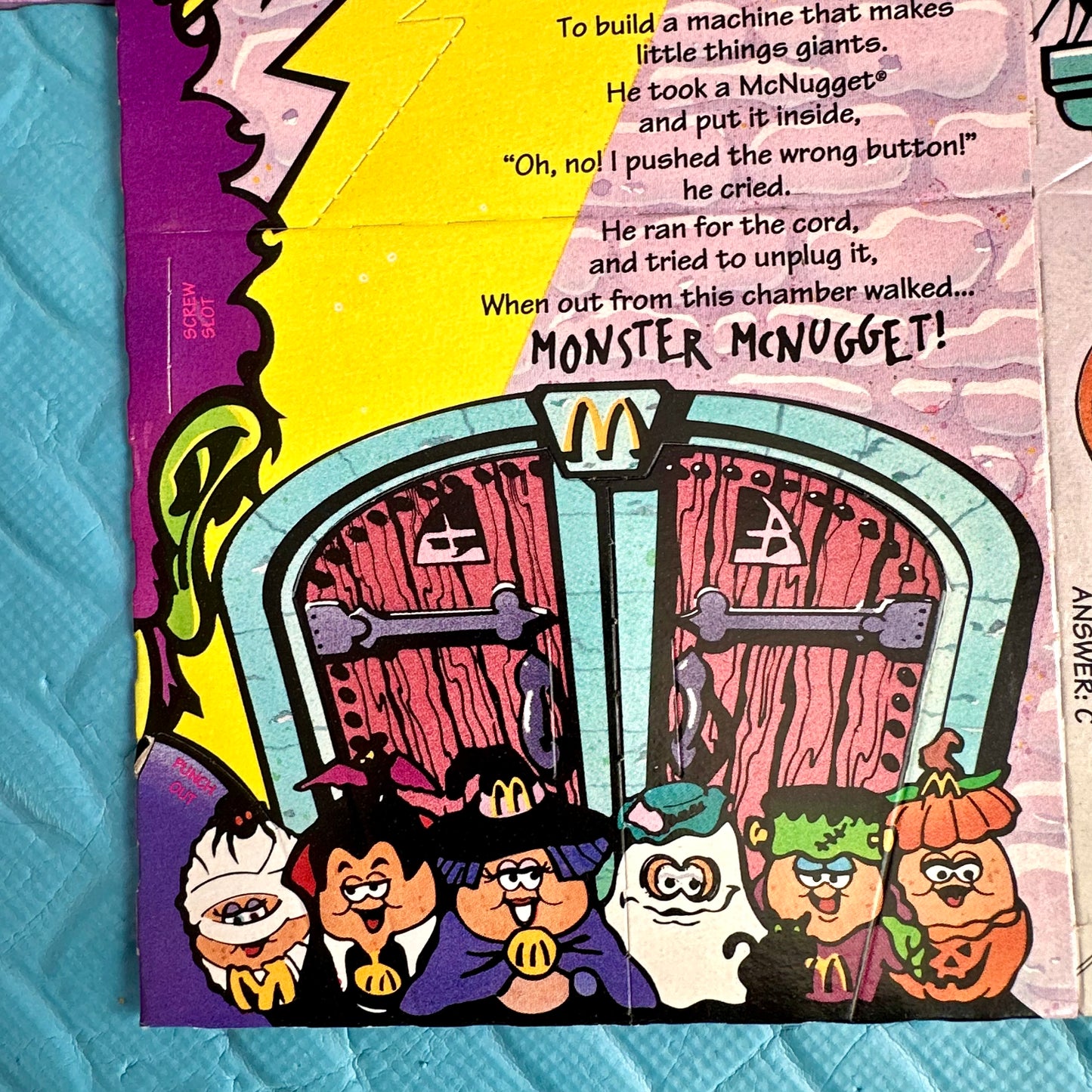 1993 McDonald’s Halloween McNugget Buddies Happy Meal Box