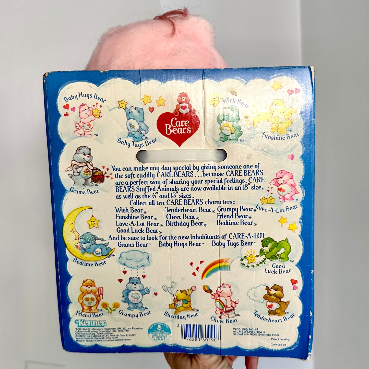 1983 Care Bears “Cheer Bear” Plush *Damaged*