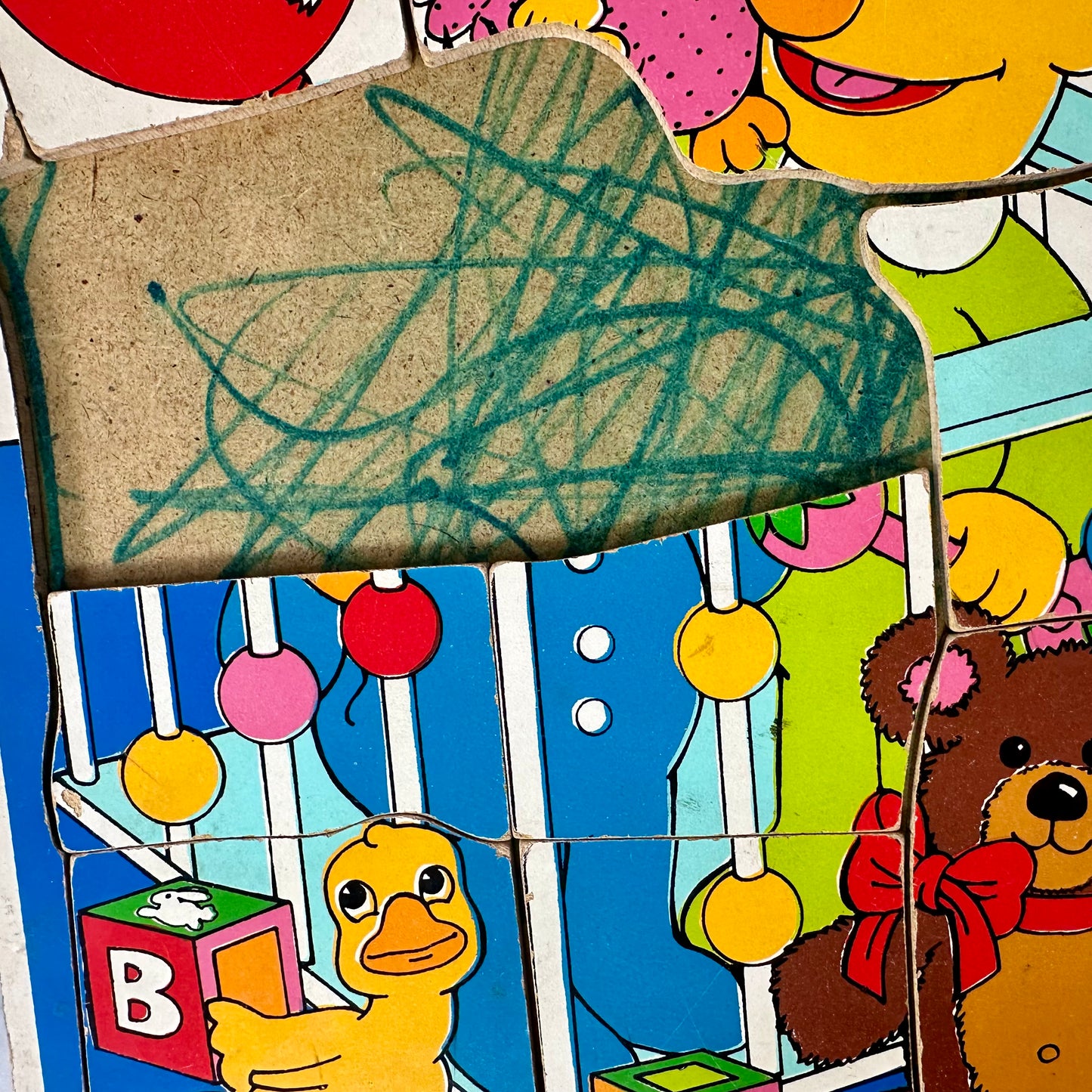80’s Playskool Bert and Ernie Board Puzzle