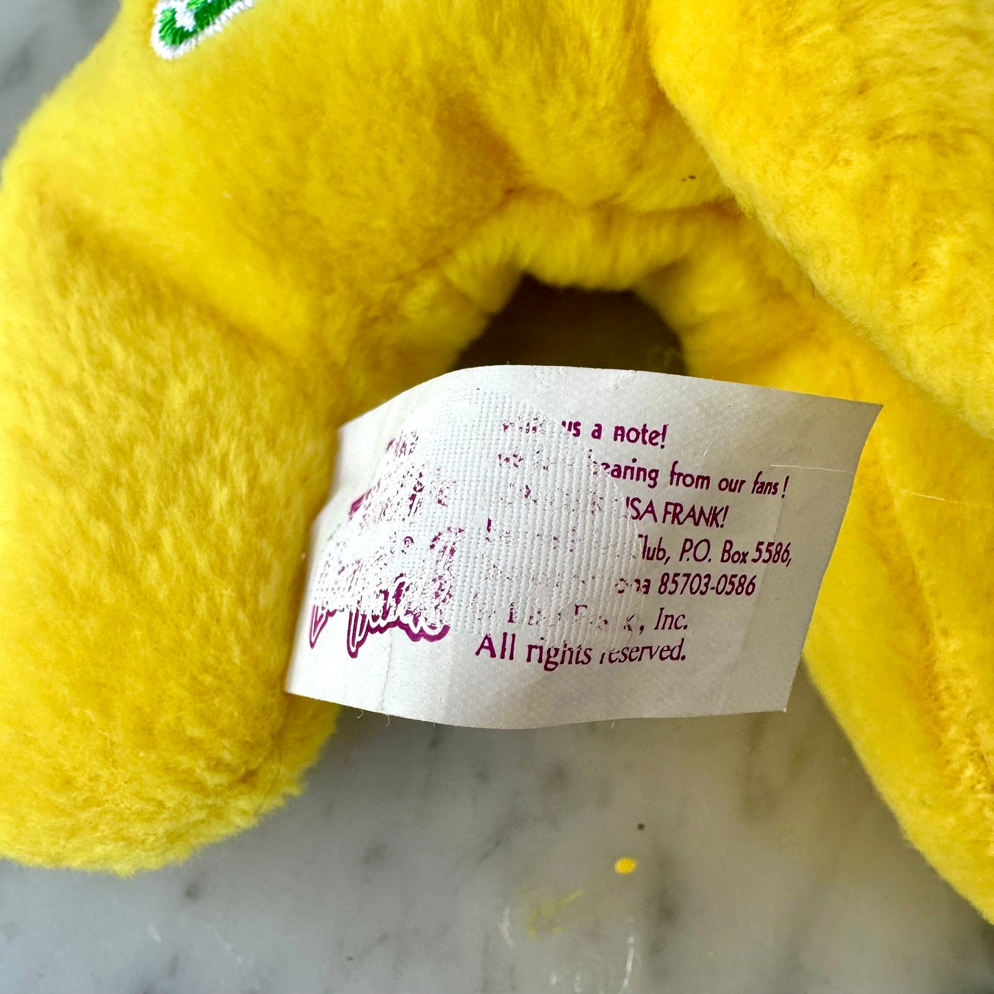 1998 Lisa Frank “Candy” Plushie