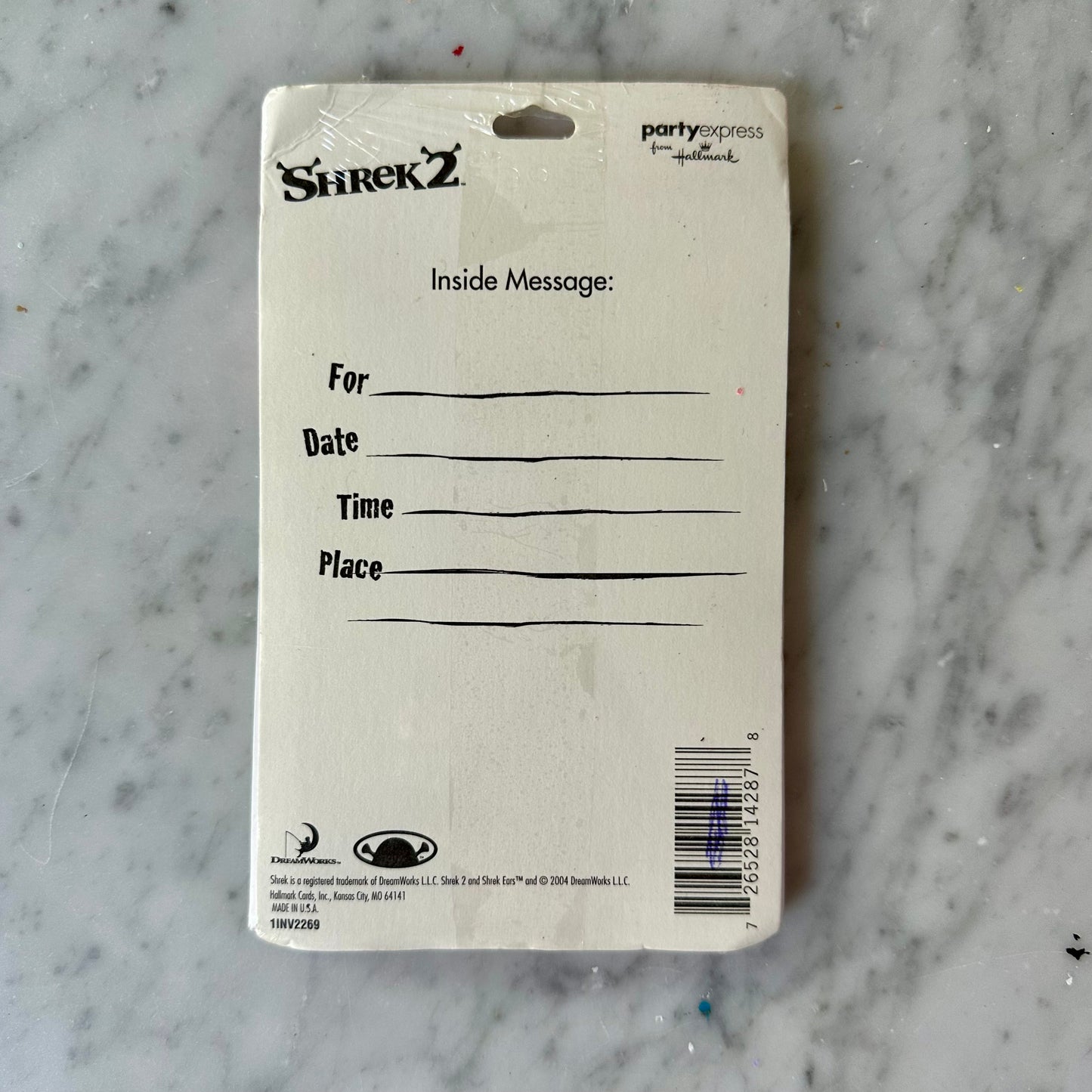2004 Shrek 2 Invitations (8 pack)