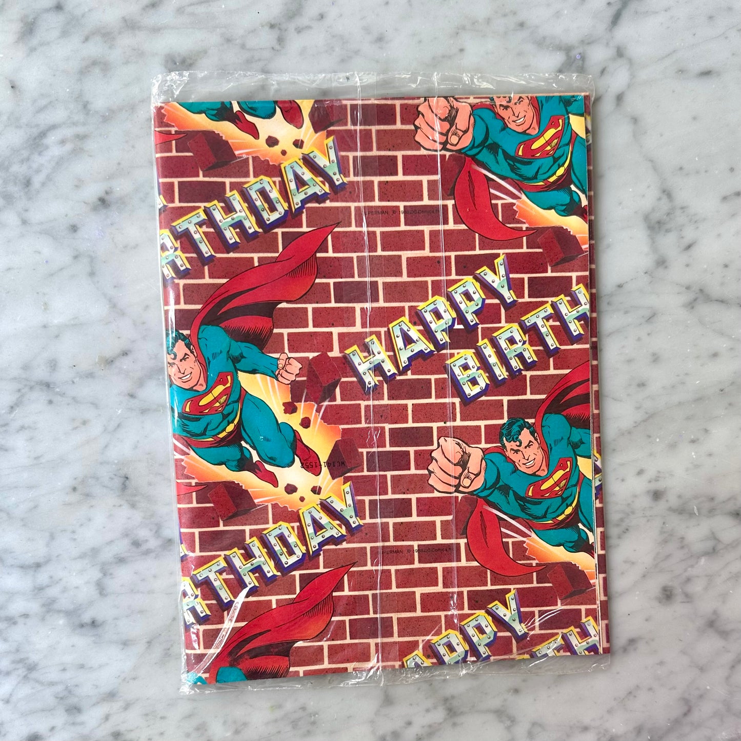 Vintage Superman Wrapping Sheets