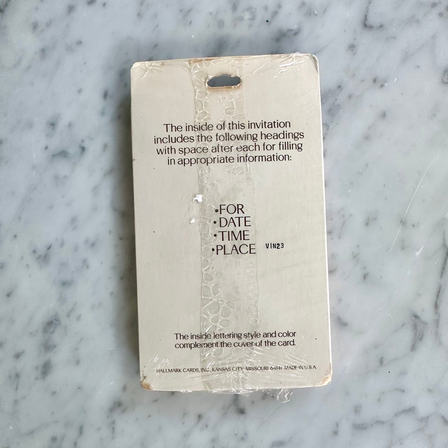 1970’s Hallmark Invitations Set of 4