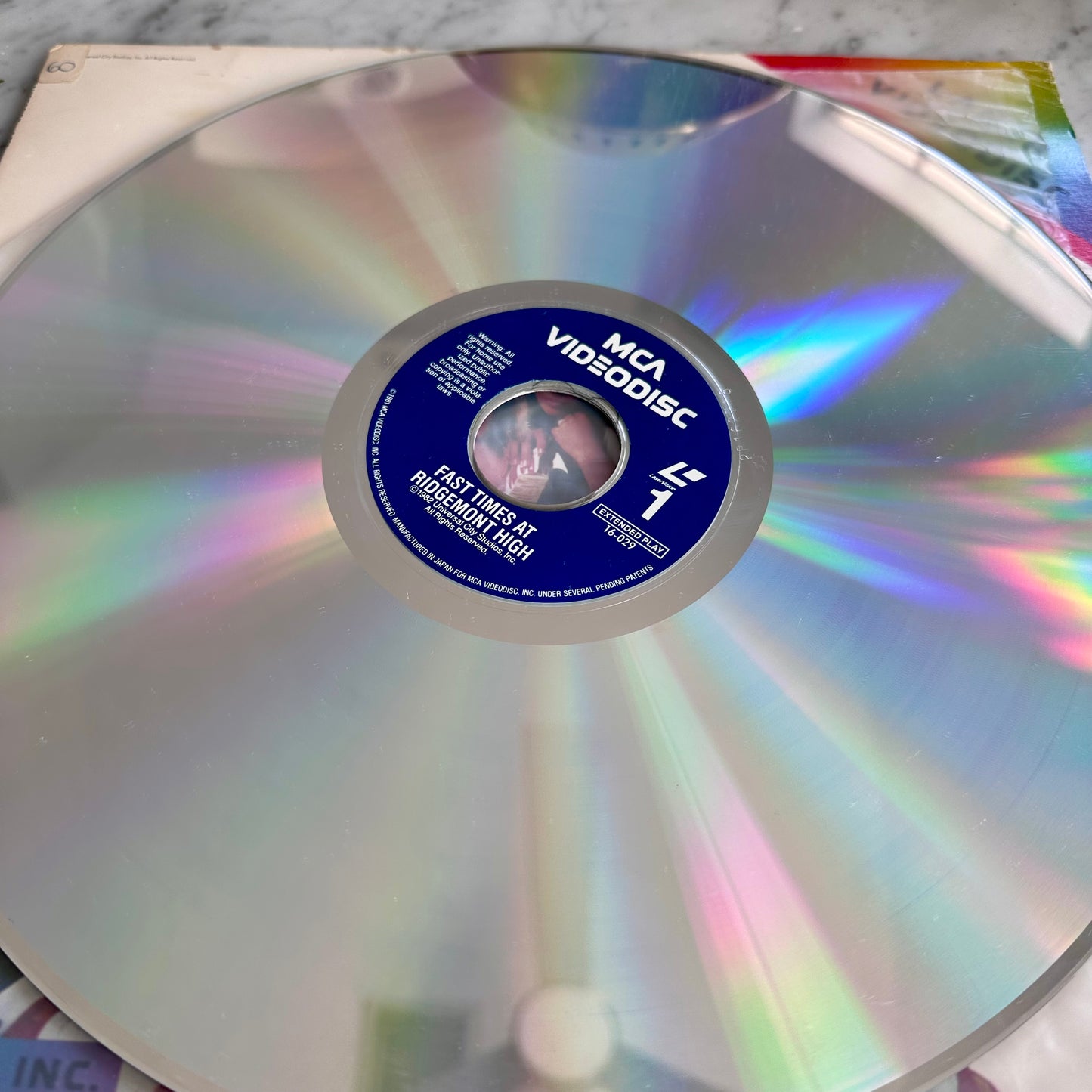 1982 Fast Times At Ridgemont High Laser Disc