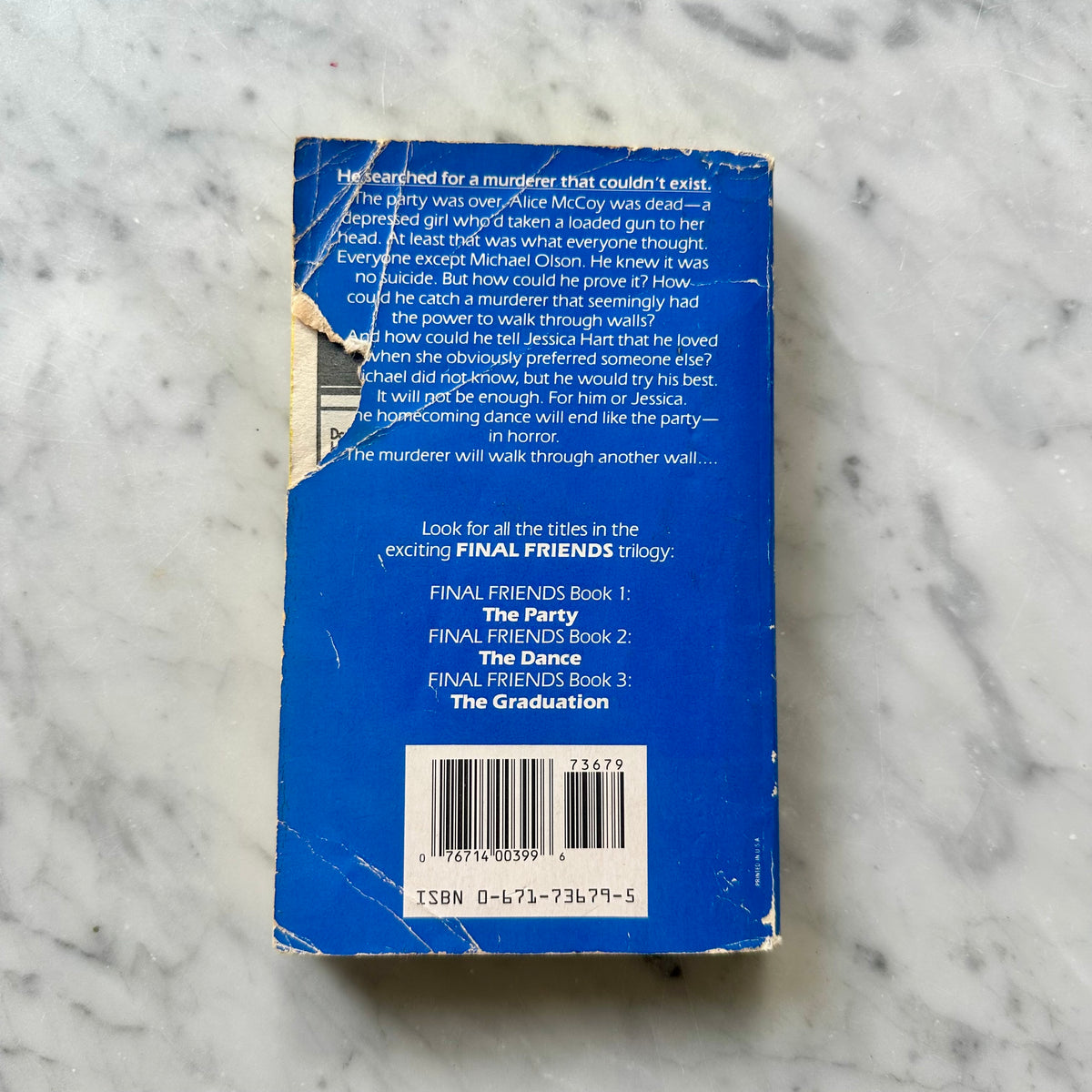 1988 Christopher Pike “Final Friends-Book 2:The Dance”