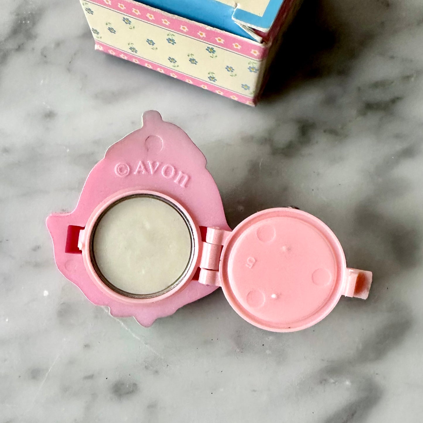 1983 Avon Little Blossom Solid Cologne Brooch