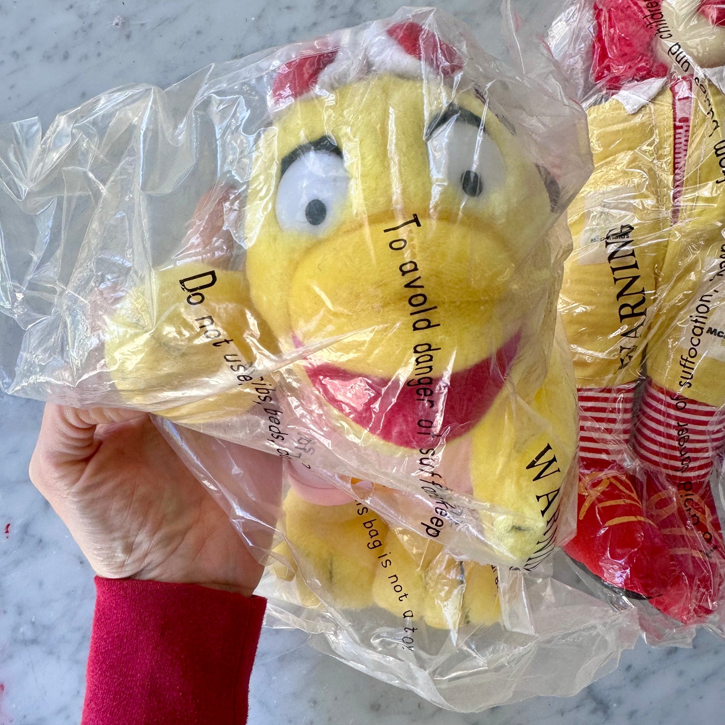 1984 Birdie, Ronald, & Grimace Plush Set