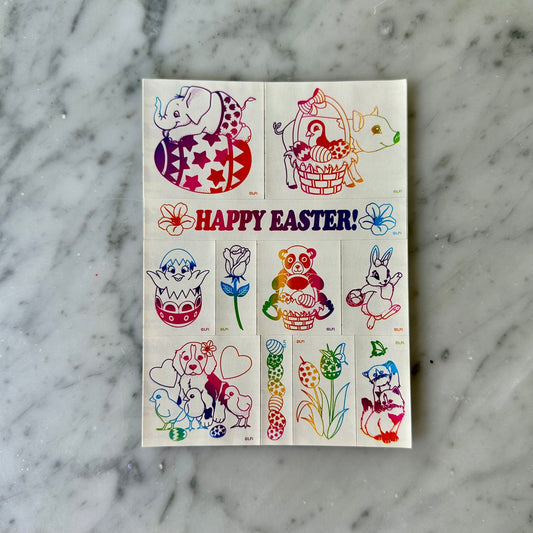 90’s Lisa Frank Easter Stickers