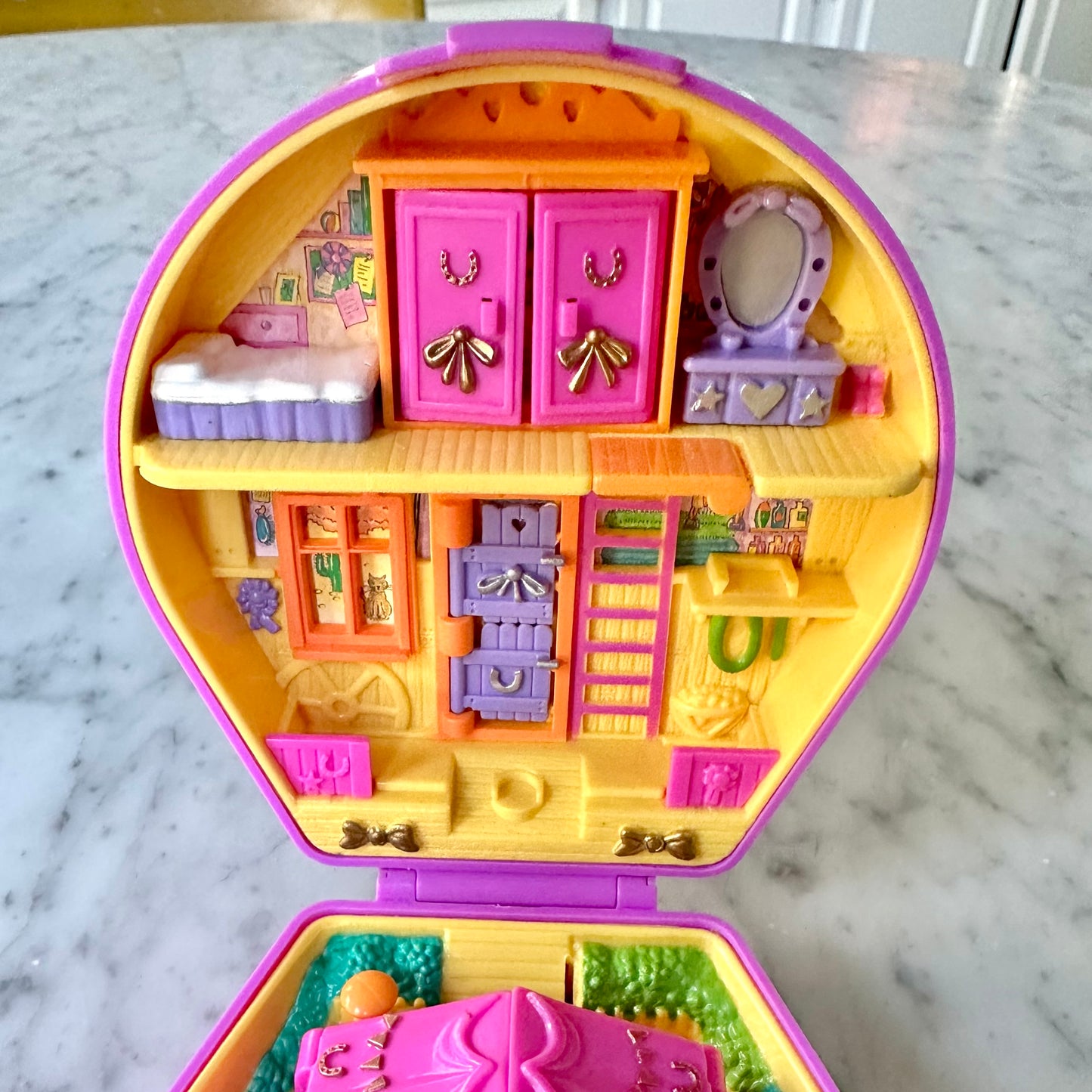 1994 Polly Pocket Pony Ridin’ Show Compact Only