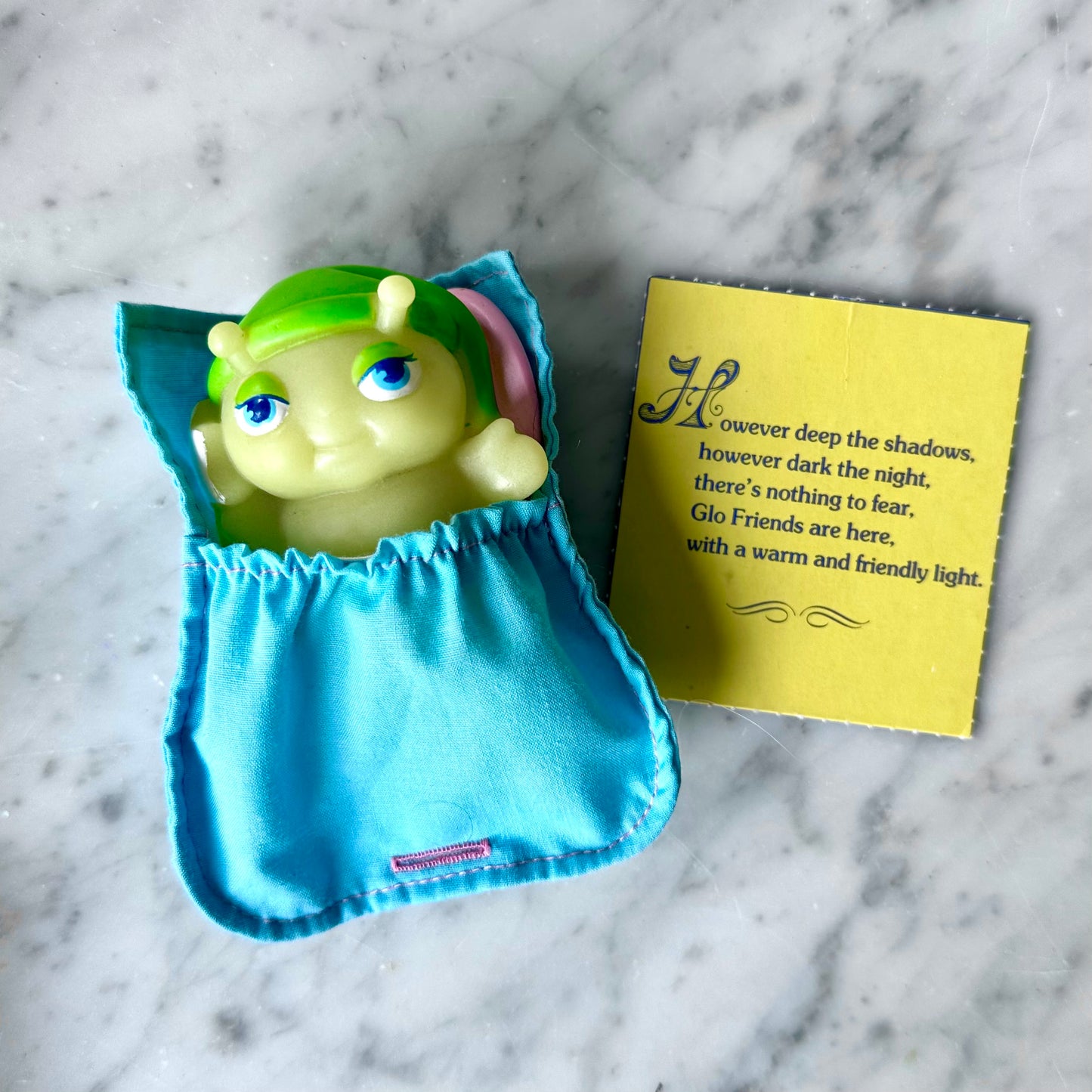 1985 Glo Butterfly with Sleeping Bag and Card