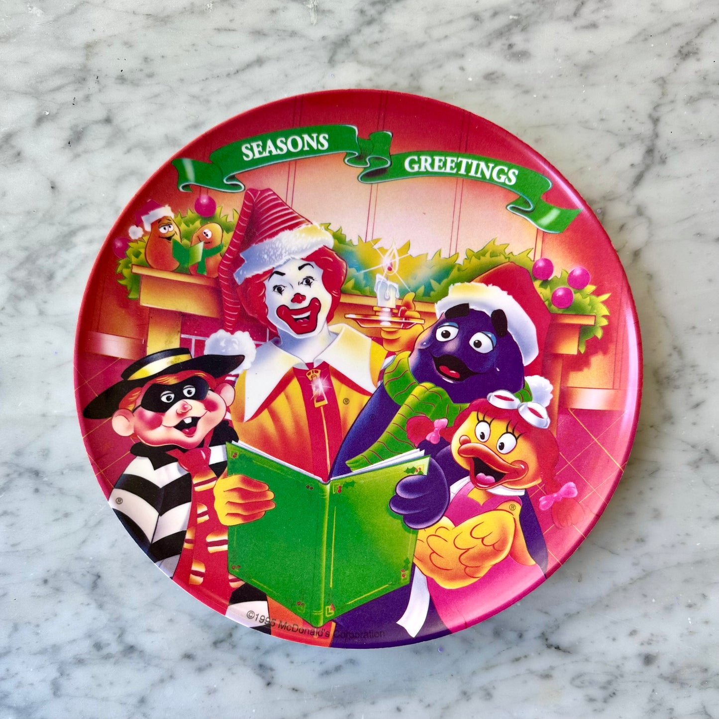 1991 McDonald’s Seasons Greetings Plate