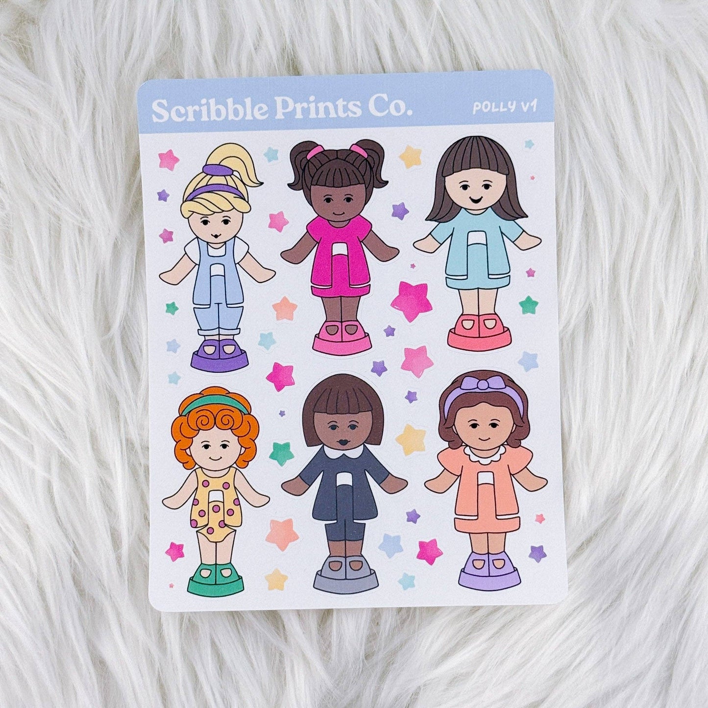 Polly V1 – Deco // Matte Journal Stickers