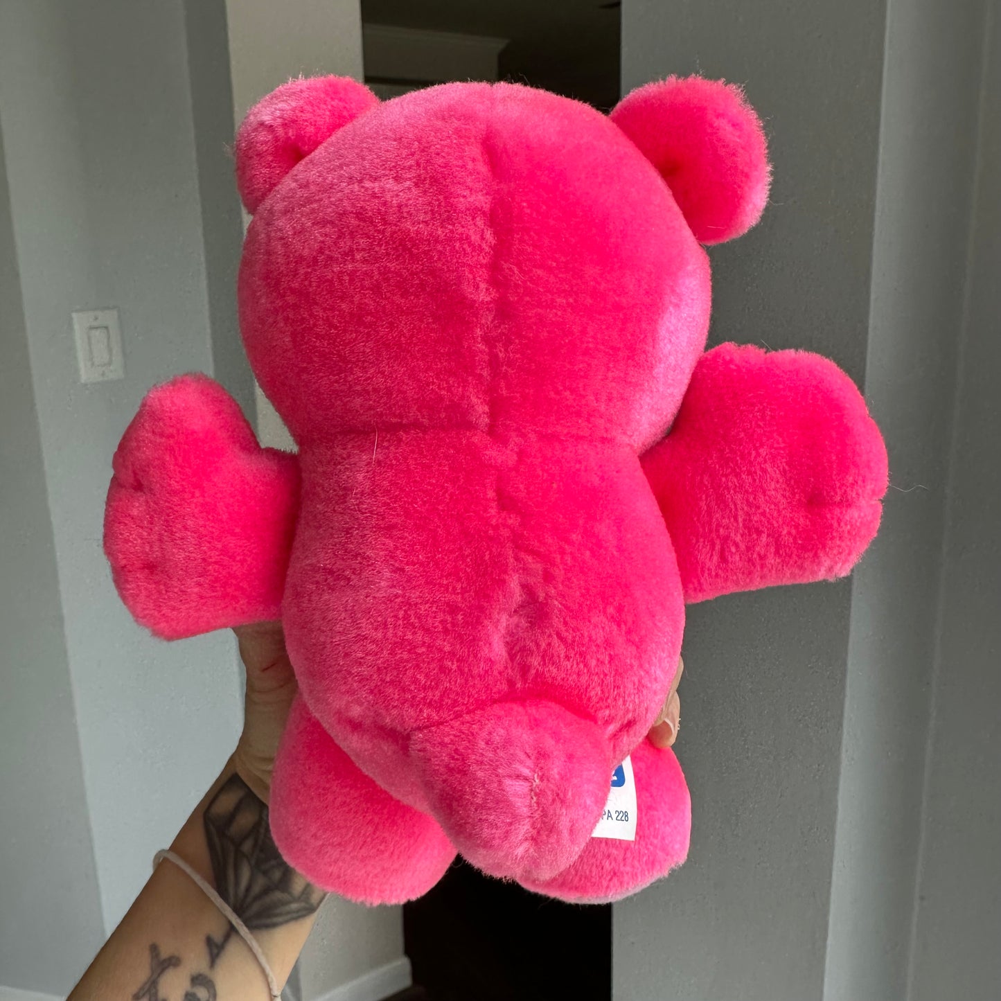 1987 Sundae Nosy Bear Plush