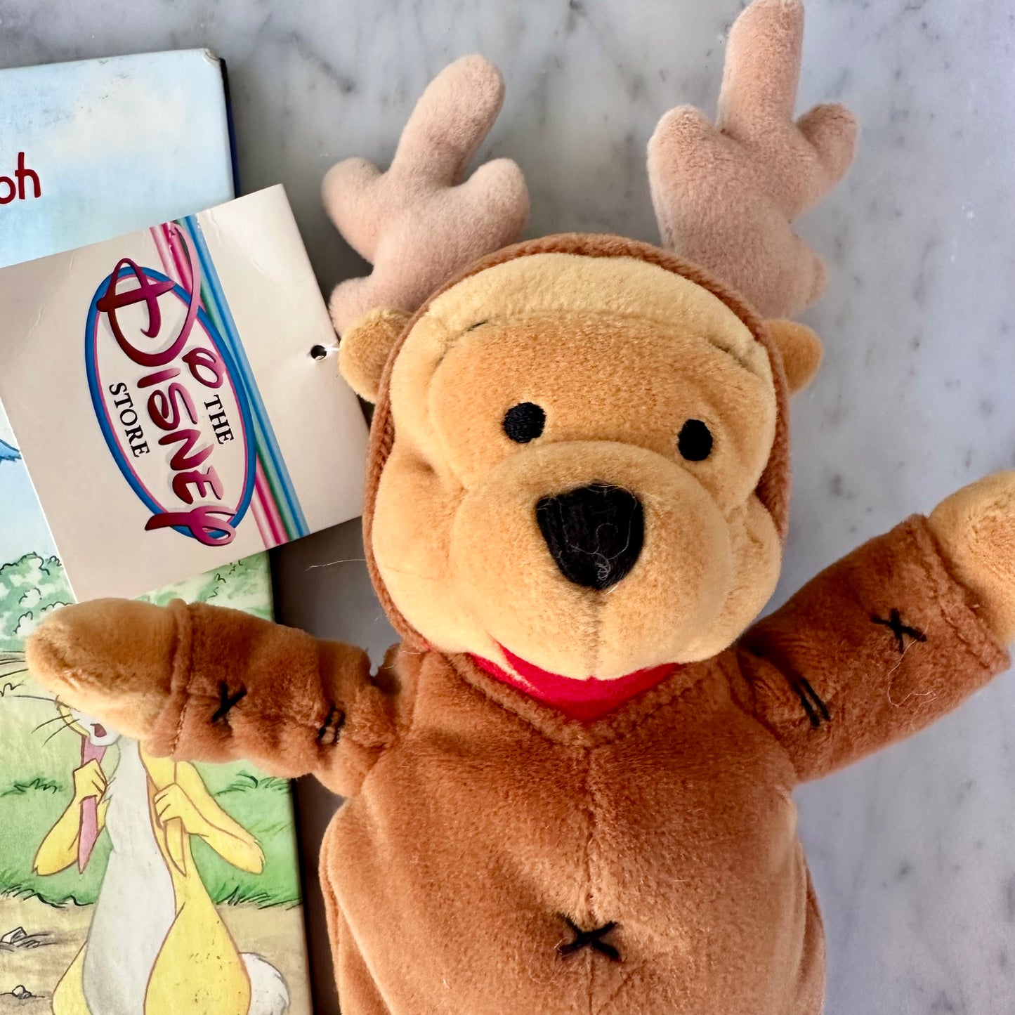 90’s Winnie The Pooh Plush and Book Lot