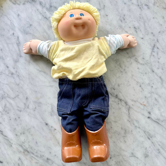 1982 Cabbage Patch Kids Blonde Boy Doll
