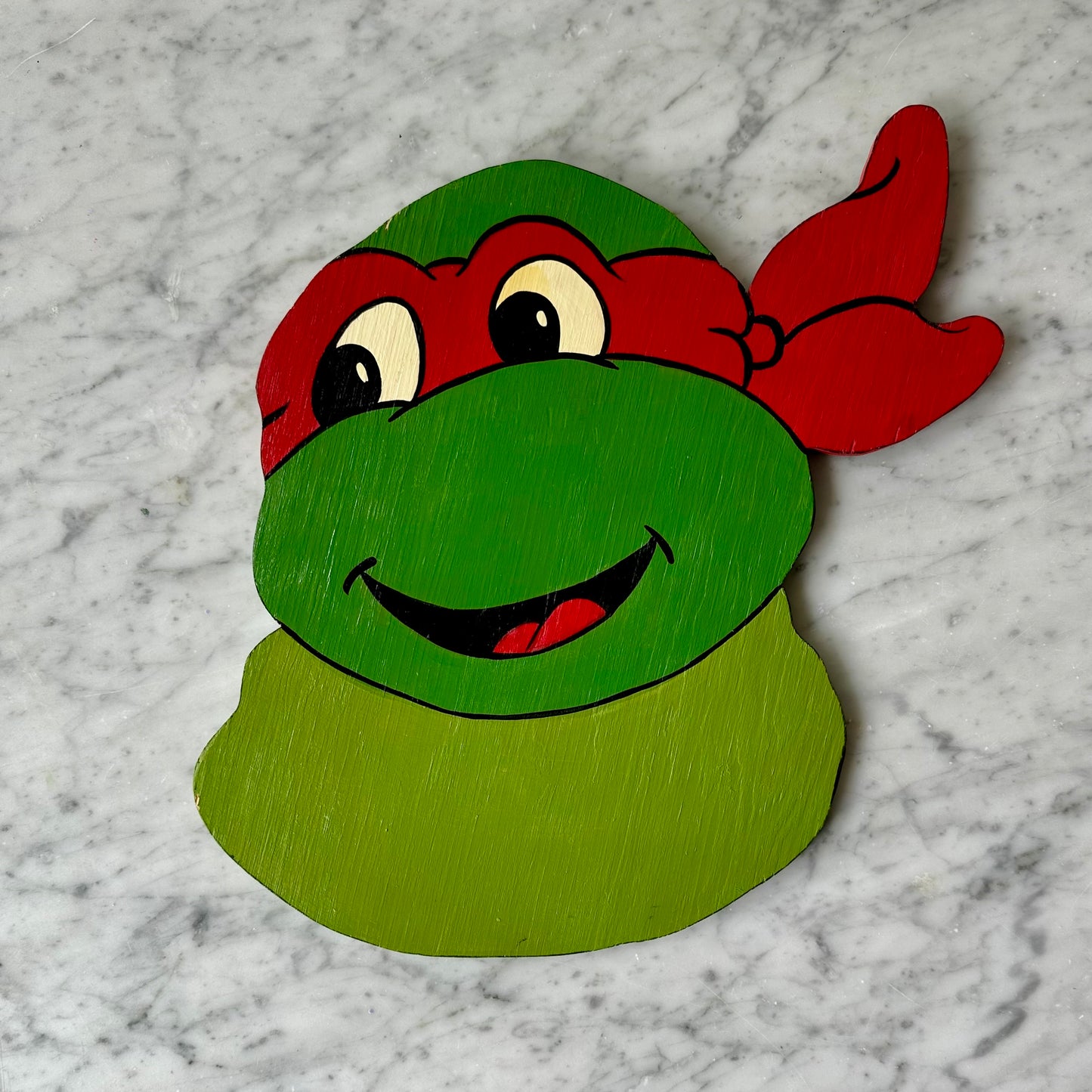 1991 Handmade TMNT Raphael Wall Art
