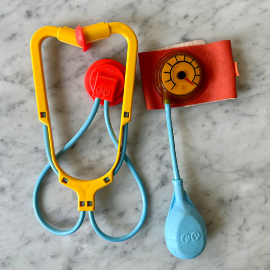 1977 Fisher Price Stethoscope and Blood Pressure Cuff