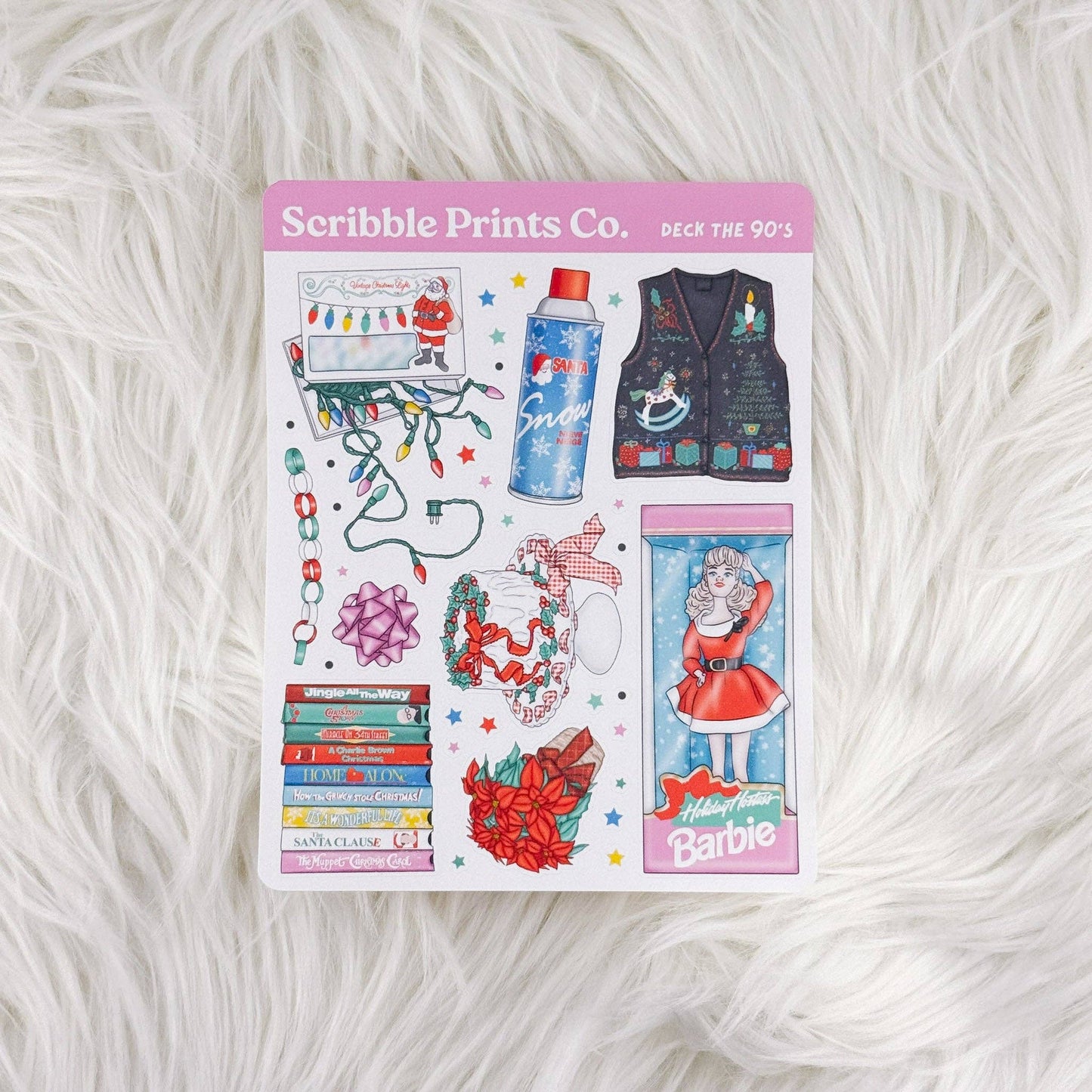 Deck The 90s – Deco // Matte Journal Stickers