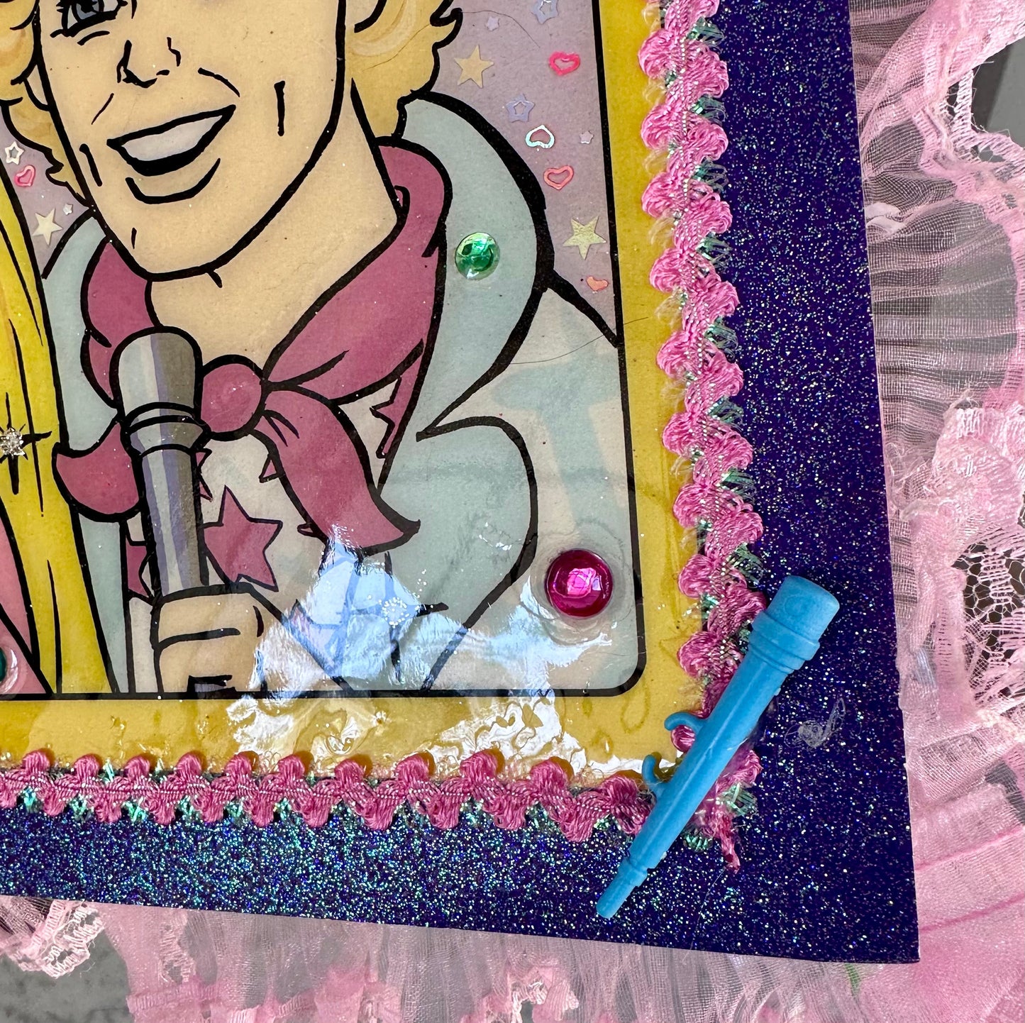 Vintage 80’s Barbie Paint n’ Market Book Cover Resin Wall Art