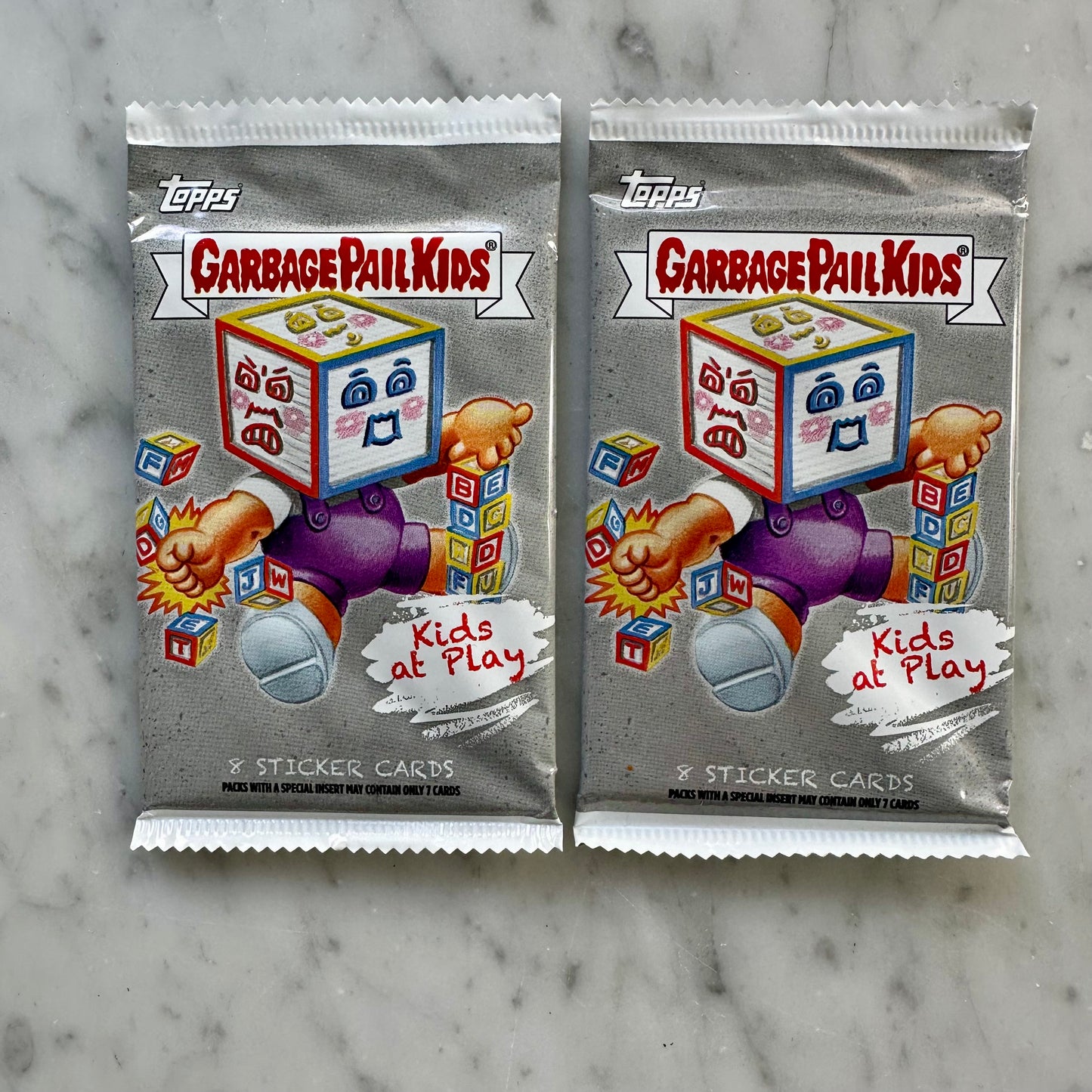 Topps Garbage Pail Kids “Kids at Play” Sticker Pack