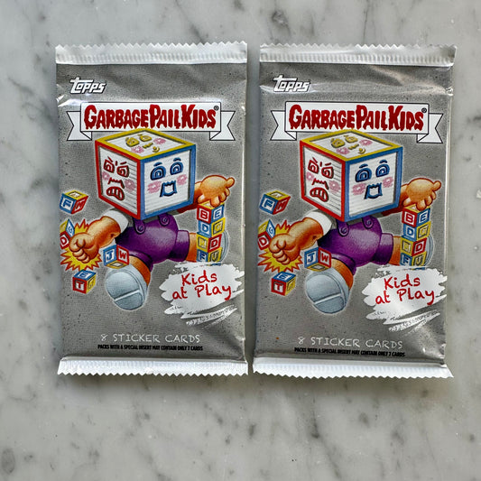 Topps Garbage Pail Kids “Kids at Play” Sticker Pack
