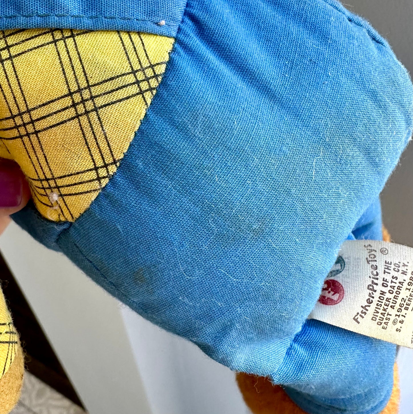 1982 Fisher Price Berenstein Bears Papa Bear Plush