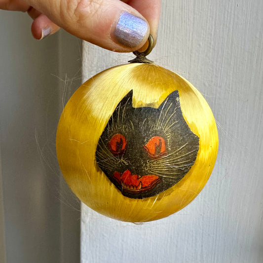 Vintage Beistle Black Cat Ornament