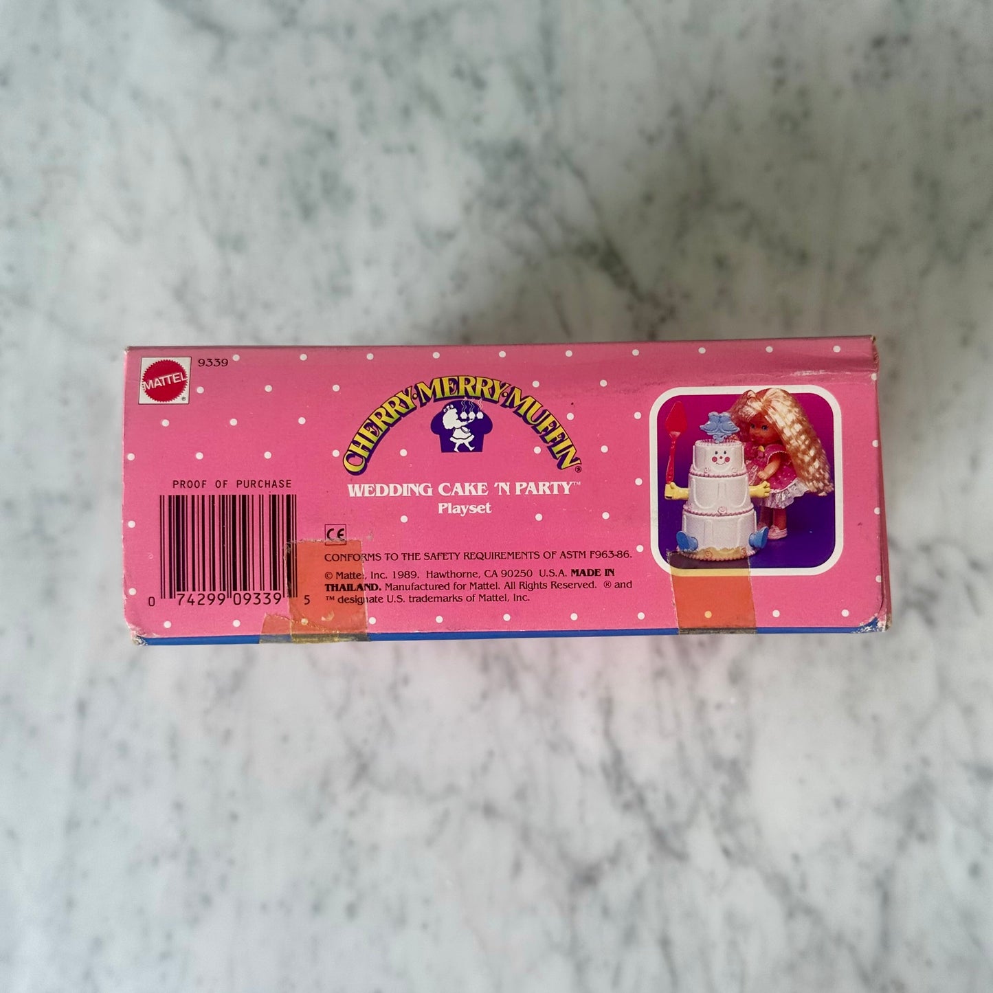 1989 Cherry Merry Muffin Wedding Cake ‘N Party Playset