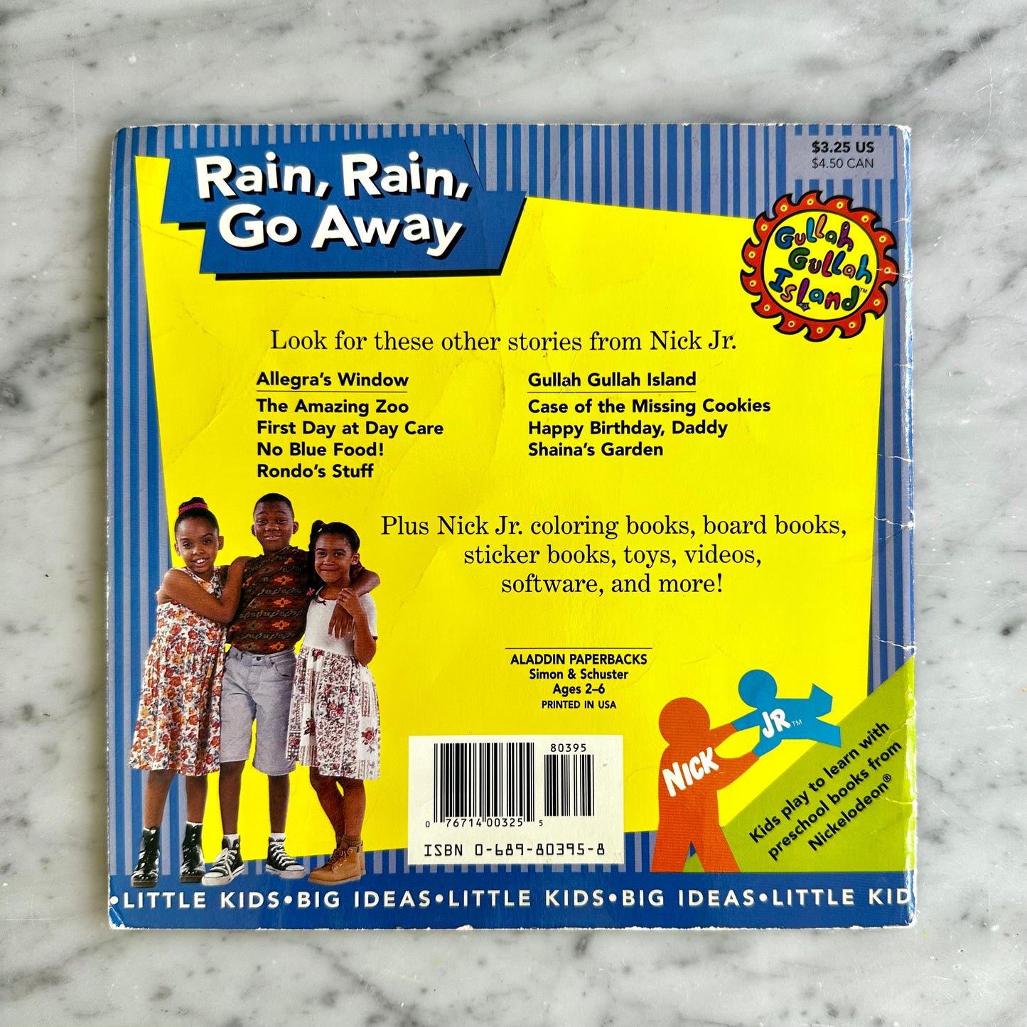 90’s Gullah Gullah Island “Rain, Rain, Go Away" Book