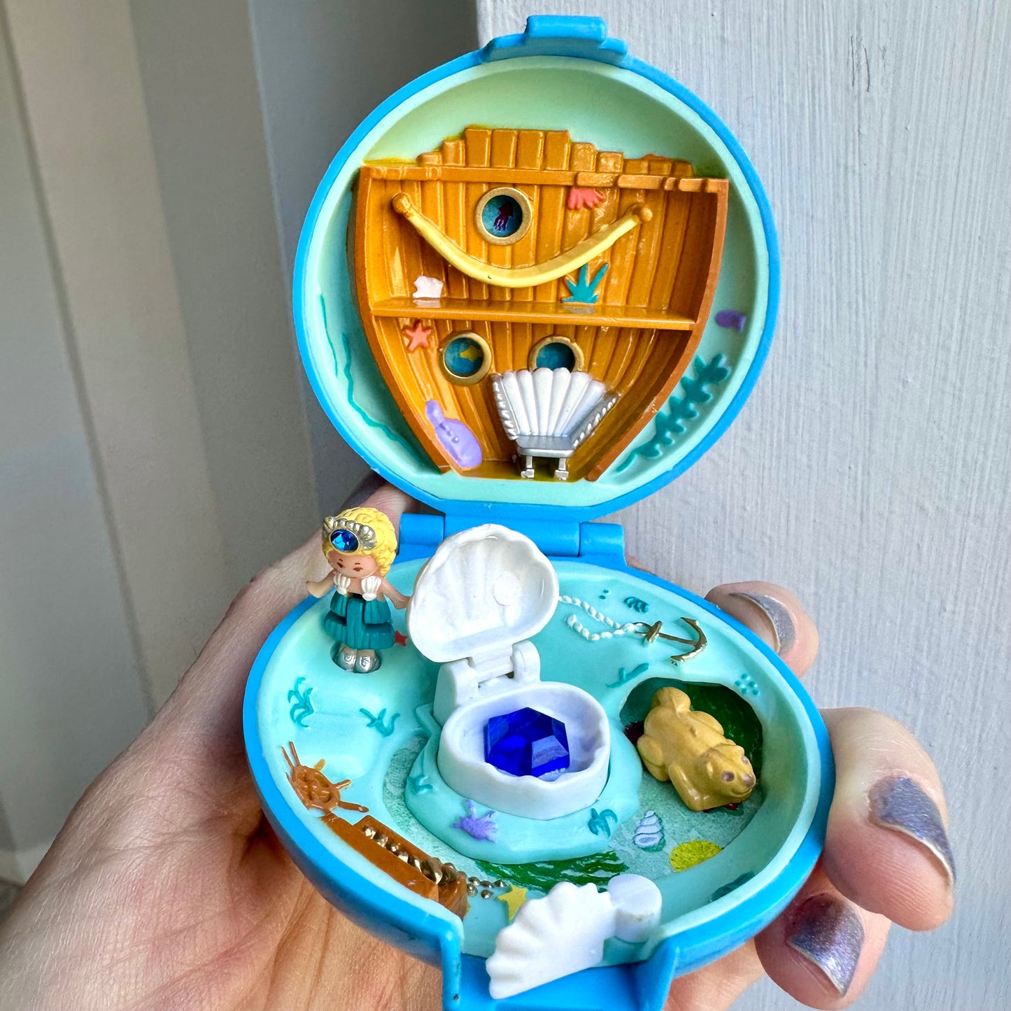 1992 Polly Pocket Jeweled Sea Playset