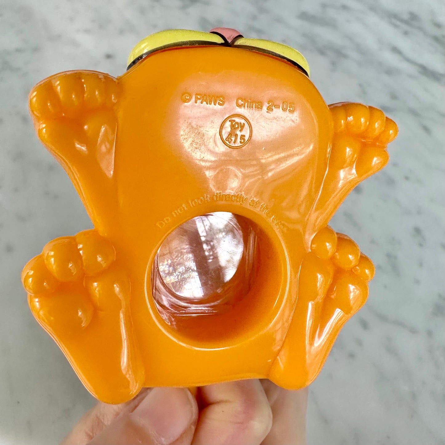 Vintage Garfield Hidden Magnifying Glass Toy