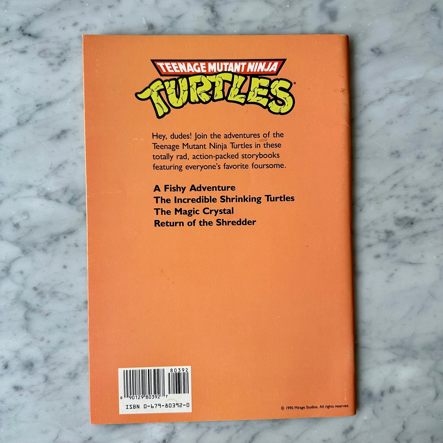 1990 TMNT “The Magic Crystal” A Storybook Adventure
