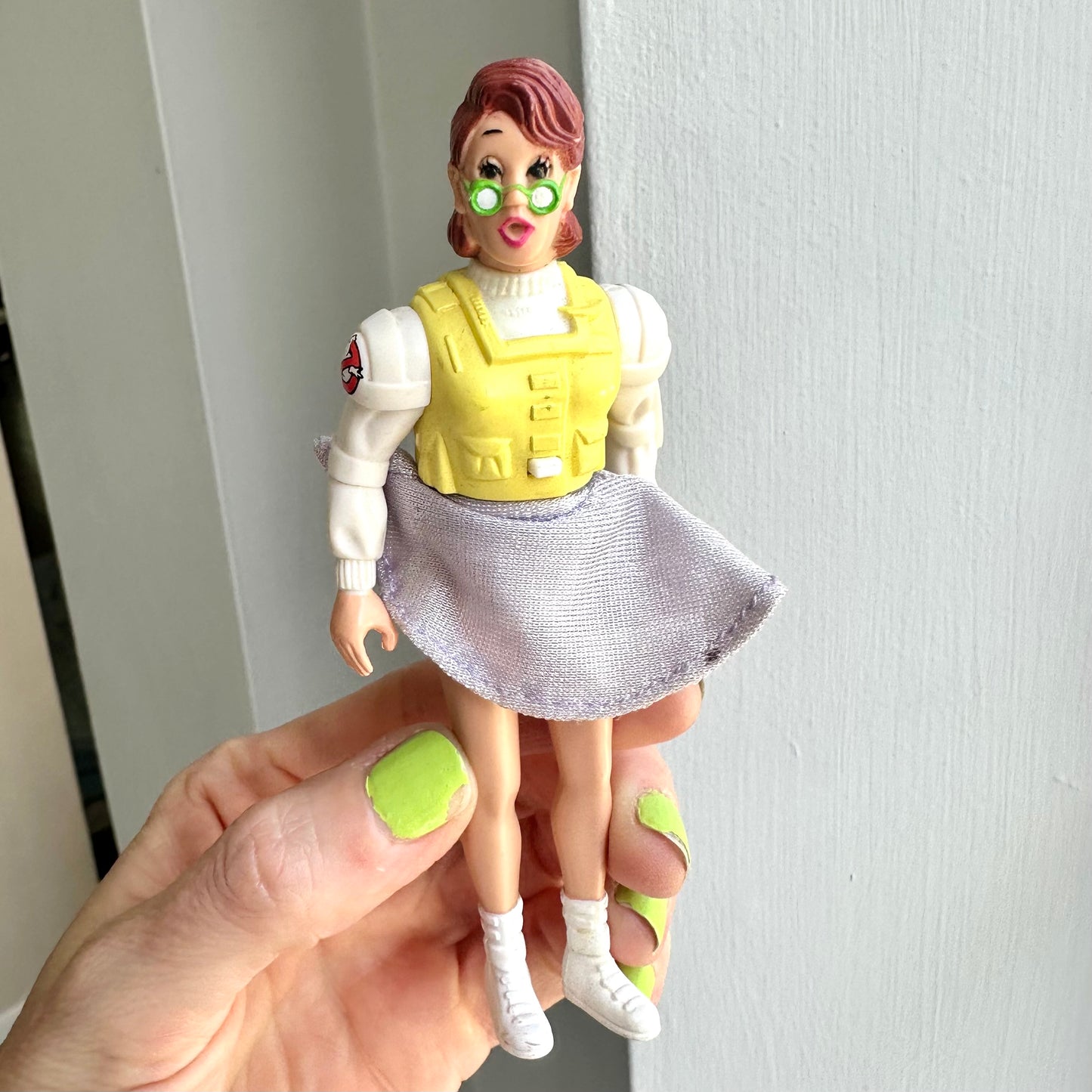 1988 The Real Ghostbusters Screaming Heroes Janine Melnitz Action Figure