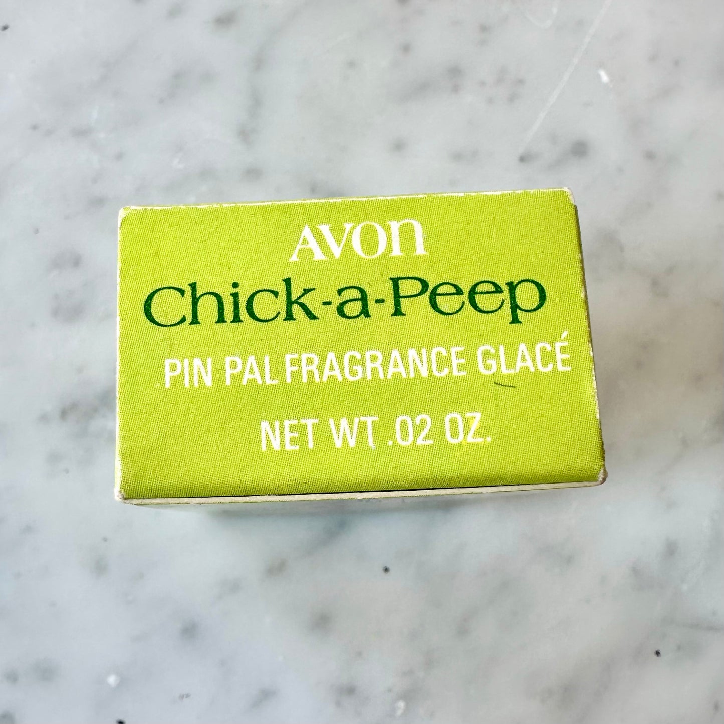 1977 Avon "Chick-a-Peep" Pin Pal Solid Perfume