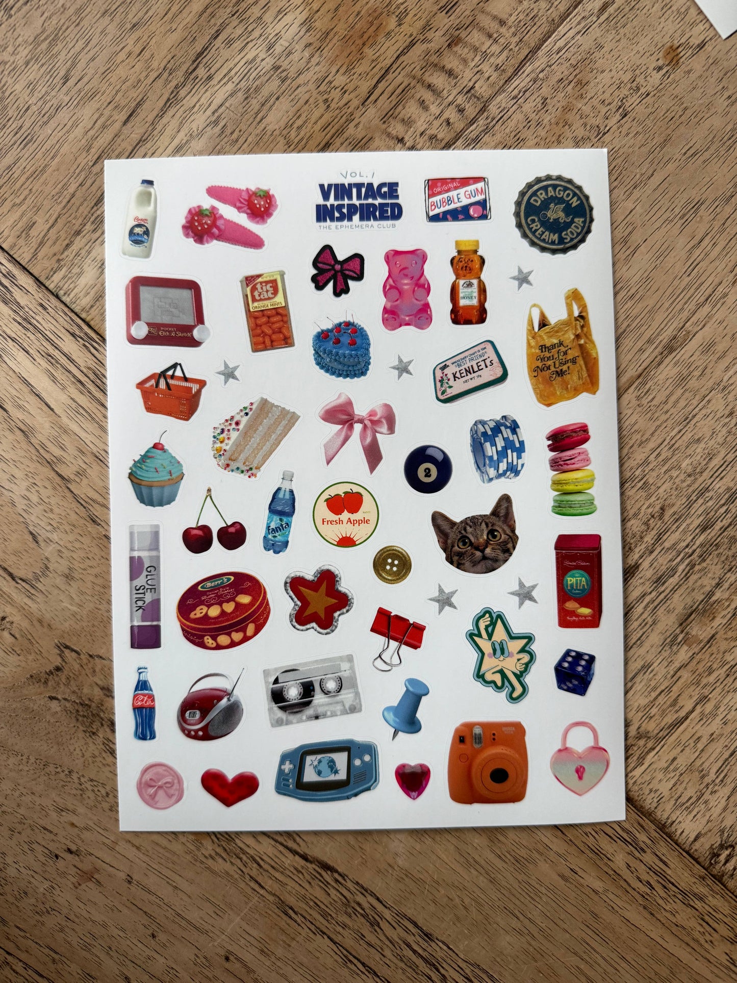 Vintage Aesthetic Journaling & Crafts Stickers - Vol. 1 & 2