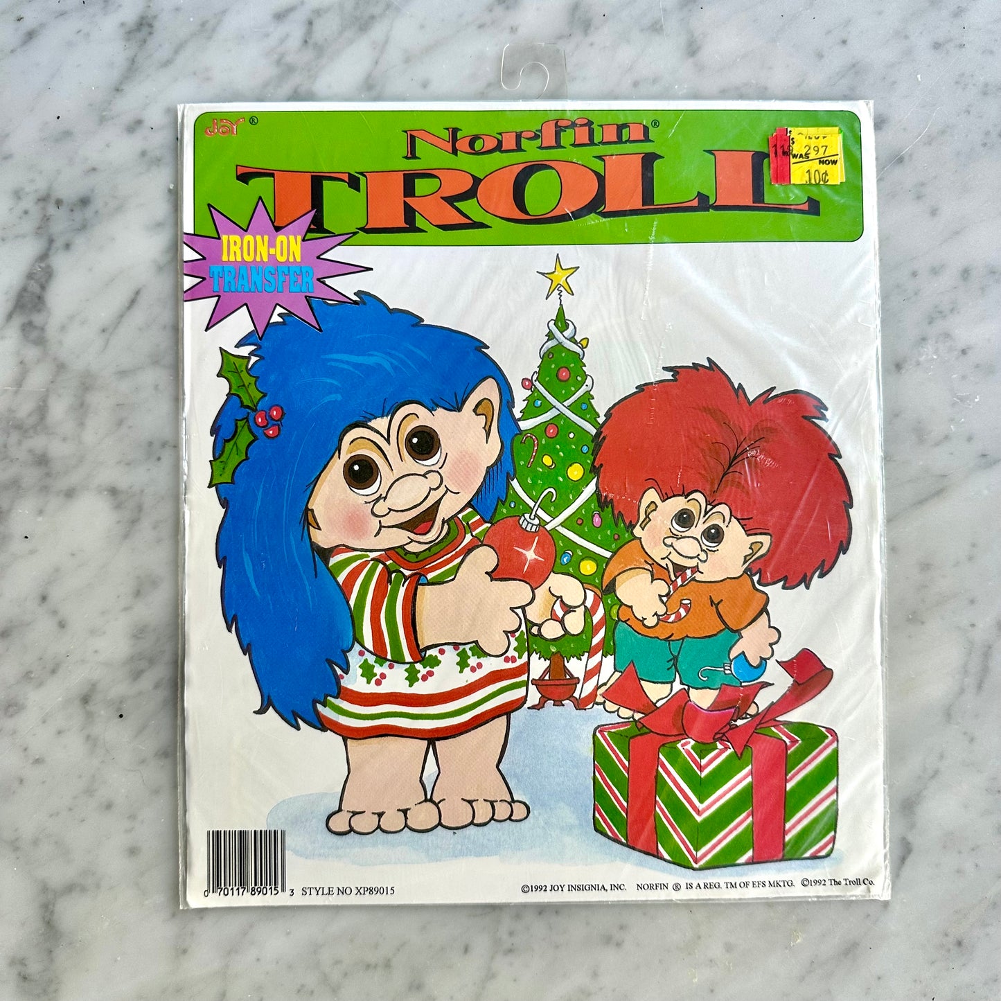 1992 Norfin Troll Holiday Iron On