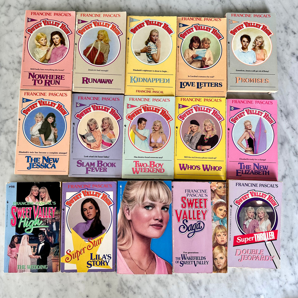 Vintage Sweet Valley High Book Lot